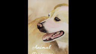 Animal Portraits  Watercolor Lesson with Karlyn Holman [upl. by Ymassej]