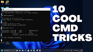 10 Cool Cmd Tricks to Impress Friends [upl. by Eatnoled]