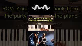 No 1 Party Anthem  Arctic Monkeys piano arcticmonkeys alexturner shorts [upl. by Diane]