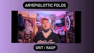 Alex Shelest Vocal Lessons  ARYEPIGLOTTIC FOLDS  Grit  Rasp [upl. by Magan]