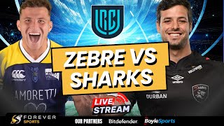 ZEBRE VS SHARKS LIVE  URC Live Commentary amp Watchalong [upl. by Booma]