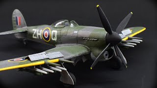 Airfix Hawker Typhoon Ib  172 Scale Plastic Model Kit  Full Build amp Review [upl. by Brainard]