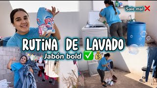 Rutina de lavado en Lavadora Mabe 18 kg  Jabón Bold ✅💰 termina mal 👎 [upl. by Hayifas]