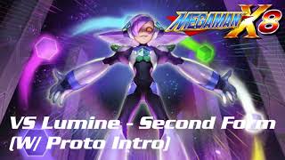 Megaman X8  Lumine Second Form Theme With Prototype Intro [upl. by Buatti346]