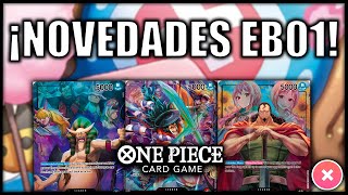 ¡ANALIZAMOS EB01 NOVEDADES LIDERES SRs Y EL META  ONE PIECE CARD GAME en Español [upl. by Mackler]