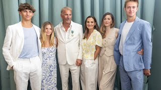 Kevin Costners Cannes Family Appearance Honoring Horizon and More [upl. by Livia]