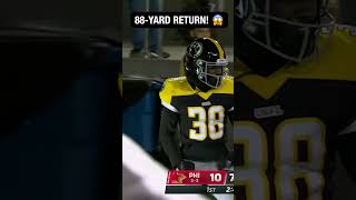 8️⃣8️⃣YARD KICKOFF RETURN 😱 usfl football touchdown maulers [upl. by Anilra]