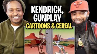 Kendrick Lamar  Cartoons amp Cereal ft Gunplay REACT [upl. by Mersey372]