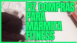 fiz compras para fazer minha marmita fitness [upl. by Zacharie]