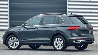 Volkswagen NEW Tiguan Elegance 2021 in 4K Delphin Grey 18 inch Frankfurt walk around amp detail Inside [upl. by Eisle]