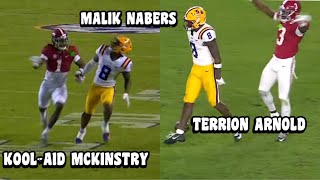 Malik Nabers Vs Kool Aid McKinstry amp Terrion Arnold 🔥 2024 NFL Draft WR Vs CB Matchup [upl. by Nosimaj]