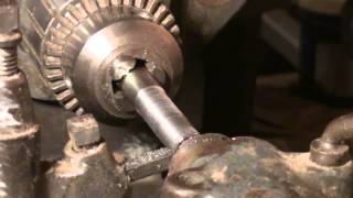 My First Metal Lathe Project  Tool Modification  Logan 400 [upl. by Auka]