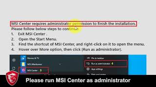 MSI® HOWTO install MSI Center [upl. by Jourdain]