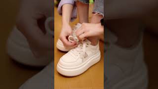 shoelaces tying method Easy to wear and easy to match [upl. by Aivila]