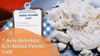 7 Aylık Bebekler için Bebek Peyniri Tarifi [upl. by Feinberg]