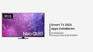 Samsung Smart TV 2023 Apps installieren [upl. by Rattan]