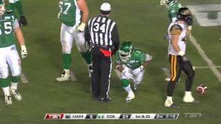 Kory Sheets 101st Grey Cup Highlights Saskatchewan Roughriders  November 24 2013 [upl. by Jed328]