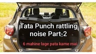 Part2 Tata Punch rattling noise from rear end [upl. by Benzel]