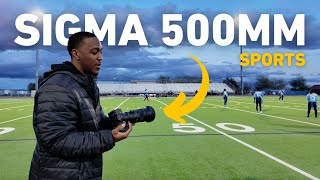 Sigma 500mm f56 Sports Series Lens First Look [upl. by Brunk]