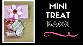 How To Make Mini Treat Bags [upl. by Akital]