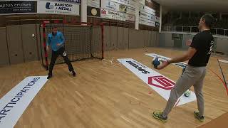 Goalkeeper training by Rajko Milosevic Handball Goalkeeper Academy quotBe Onequot [upl. by Hpesoy]