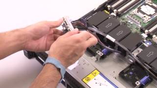 Lenovo System x3550 M5 removing a 25inch hotswap HDD backplane [upl. by Nyram]