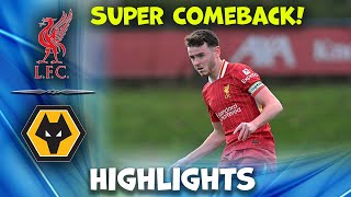 Liverpool u21 vs Wolves u21  Premier League 2  Highlights 02112024 [upl. by Anaele]