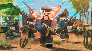 40 Players attempt to Survive a Minecraft WAR [upl. by Durrej]