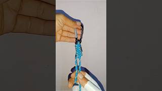 Rolled knots for tying climbing ropes shorts knot climbing tying simpul tali tutorial method [upl. by Cirdet]