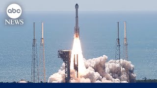 Boeings Starliner spacecraft launches first ever crewed test flight [upl. by Retsel]