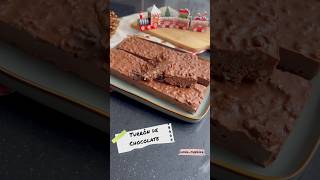 TURRÓN DE CHOCOLATE Estilo Suchard [upl. by Noeled30]