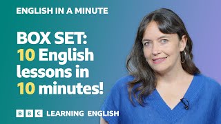 BOX SET English In A Minute 8 – TEN English lessons in 10 minutes [upl. by Myra]