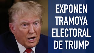 🚨 EXPONEN LA TRAMOYA ELECTORAL de Donald Trump [upl. by Melisa110]