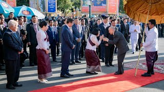 WATER FESTIVAL 2024 Final Day the King come to Celebration with Cambodians and Boats Racers [upl. by Egiarc]