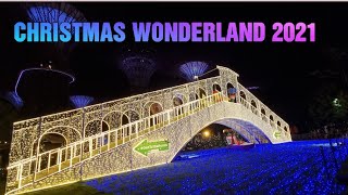 8K  CHRISTMAS WONDERLAND AT GARDENS BY THE BAY  SINGAPORE [upl. by Nerval]