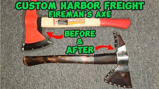 Custom Harbor Freight Firemans Axe [upl. by Oinotnaocram]