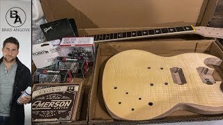 The Ultimate SG Guitar Kit Build FULL UPGRADES Intro and Unbox [upl. by Bogie]