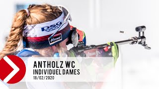 INDIVIDUEL DAMES  ANTHOLZ WC 2020 [upl. by Alesig500]