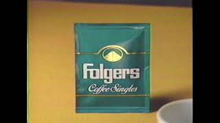 Folgers  Decaffeinated Coffee Singles  1993 [upl. by Tenney]