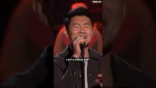 Musical Challenge Simu Liu Sings Bro Country Version of 50 Cent’s shorts jimmyfallonshow [upl. by Ovatsug695]