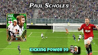 EPIC PAUL SCHOLES SỐ 18 HUYỀN THOẠI CỦA QUỶ ĐỎ  Efootball 2024 [upl. by Norga]