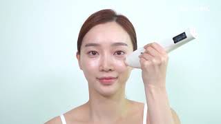 Self treatment with Dualsonic Eye cartridge beauty home use hifu device [upl. by Hulbard]