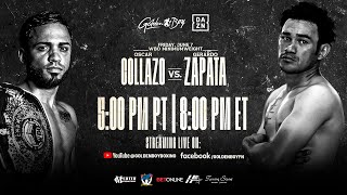 GOLDEN BOY FIGHT NIGHT OSCAR COLLAZO VS GERARDO ZAPATA [upl. by Annayi663]