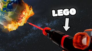 I BUILT LIFE SIZE LEGO WEAPONS AND TESTED THEM [upl. by Revlis]