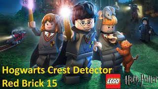 LEGO Harry Potter Years 14  Hogwarts Crest Detector  Red Brick 15 [upl. by Ilil]