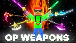 How I Collected Strongest WEAPONS in this Minecraft Server [upl. by Wilton536]