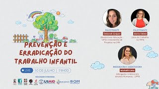 Prevenção e Erradicação do Trabalho Infantil [upl. by Ibor]