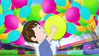 Balloon Song  Gubbare Hindi Rhyme for Children  Nursery Rhymes for Children [upl. by Inatsed]