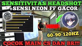 GACOR PARAH‼️ SENSITIVITAS FF AUTO HEADSHOT 2024🎯☠️  SENSI NEON FF👽⚡ NONGOL DIKIT HEADSHOT 🔥 [upl. by Bernhard562]