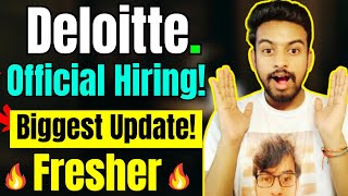 Deloitte Biggest Hiring  OFF Campus Drive For 2025 20242023 Batch  Fresher Jobs  Kn Academy [upl. by Anabelle655]